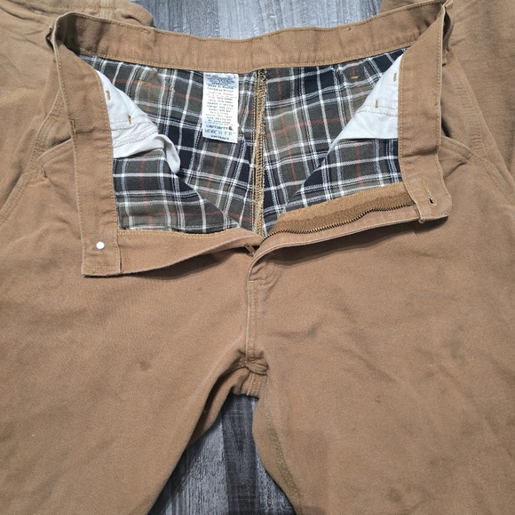 Carhartt Flannel lined Mens Pants 36x34 - Picture 2 of 7